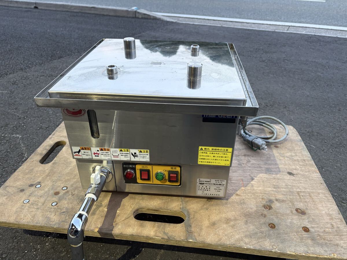 ■中古品 マルゼン卓上蒸し器 MUESE-044T4 100V 390x400x270mm 2018年 動作問題なし 厨房■拍卖