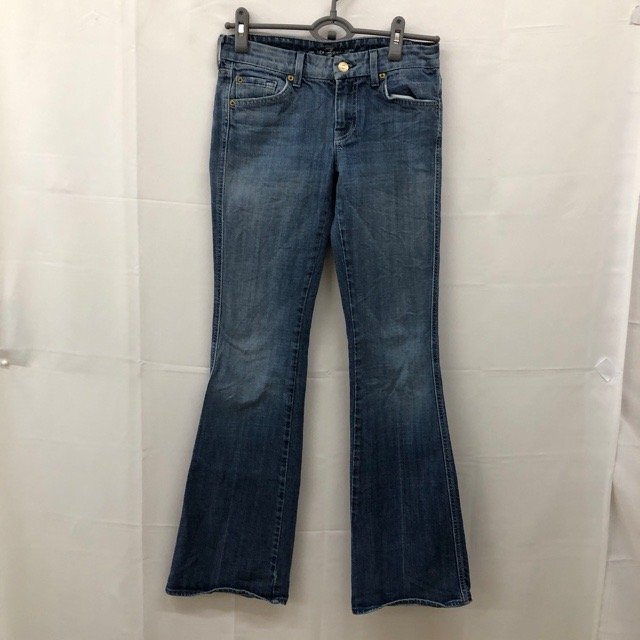 B617 セブンフォーオールマンカインド 26 アメリカ古着 USA製 ストレッチ デニムパンツ ブルー 7 for all mankind レディース拍卖