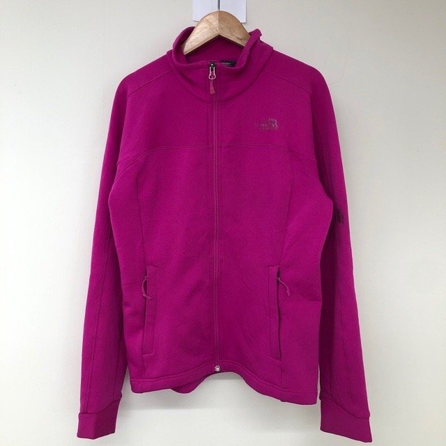 D286 ノースフェイス S アメリカ古着 ポリエステル フリース ジャケット パープル THE NORTH FACE レディース拍卖
