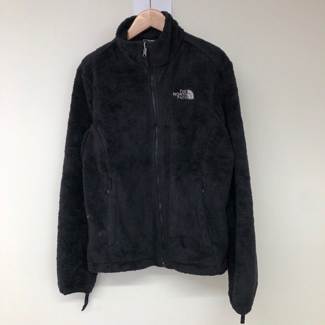 D295 ノースフェイス S アメリカ古着 ポリエステル フリース ジャケット ブラック THE NORTH FACE レディース拍卖