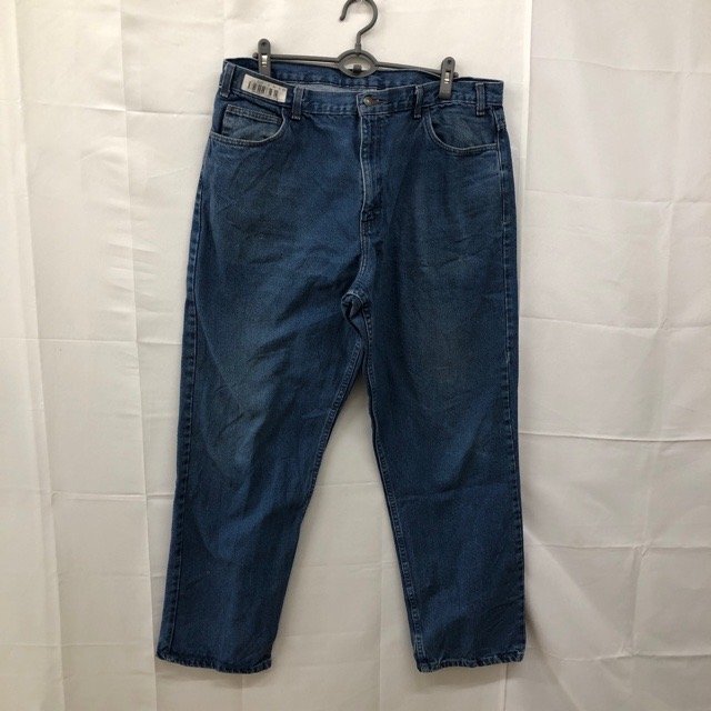 D247 ウェアガード 42×34 アメリカ古着 メキシコ製 コットン デニム ワーク パンツ ブルー WEARGUARD メンズ拍卖