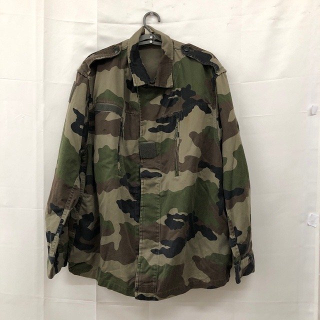 B712 INDUYCO 120M 7080/2030 ユーロ古着 1996年製 スペイン軍 カモ柄 長袖 コットン ジャケット グリーン メンズ拍卖