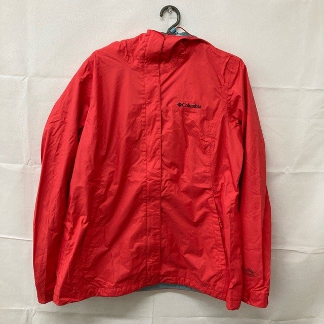 B821 コロンビア L アメリカ古着 ベトナム製 OMNI-TECH ナイロン ジャケット レッド Columbia メンズ拍卖