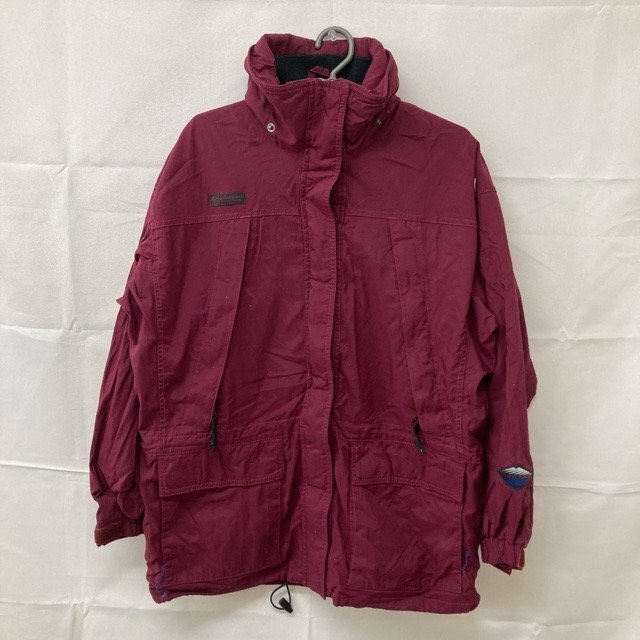 B825 コロンビア アメリカ古着 OMNI-TECH ナイロン マウンテンパーカー パープル系 Columbia メンズ拍卖