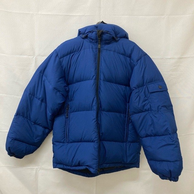 B835 オールドネイビー M アメリカ古着 ポリエステル ダウンジャケット ブルー OLD NAVY メンズ拍卖
