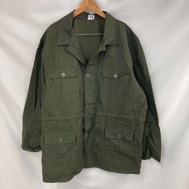 B792 マニュファクチャー XXL ユーロ古着 コットンポリエステル ミリタリージャケット カーキ MANUFACTURE メンズ拍卖