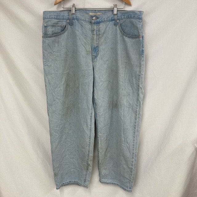 C783 リーバイスプレミアム W34L30 アメリカ古着 メキシコ製 デニム バギーダッド ジーンズ ライトブルー LEVI'S premium メンズ拍卖