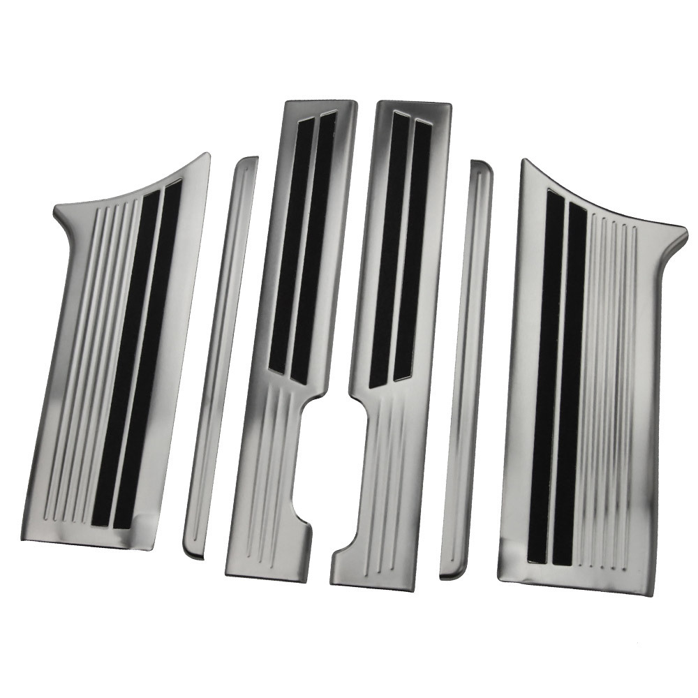 スズキ スペーシア カスタム MK54S MK94S ステップガード スカッフプレート 304ステンレス シルバー拍卖