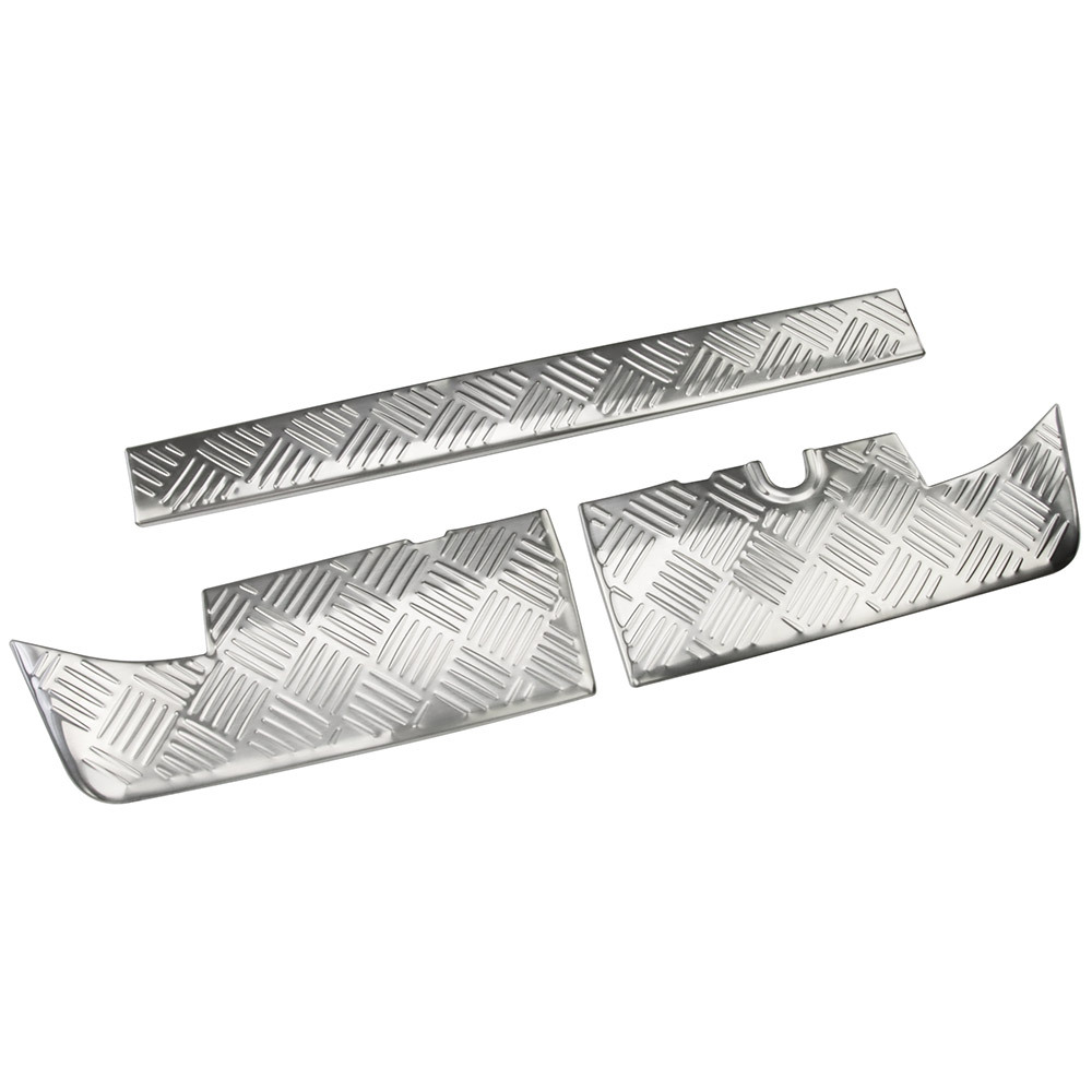 ジムニーシエラ JB74W ノマド JC74W 5ドア リアバンパーステップガード スカッフプレート ステンレス製 外装 傷防止 シルバー拍卖