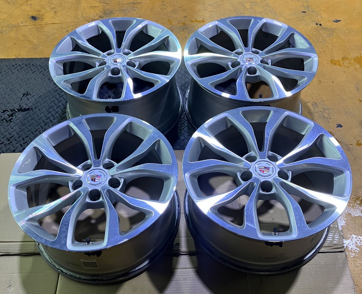 中古 キャデラック ATS 純正ホイール Fr18x8J×42 Rr18×9J×52 115-5H 4本セット 即納 在庫品拍卖