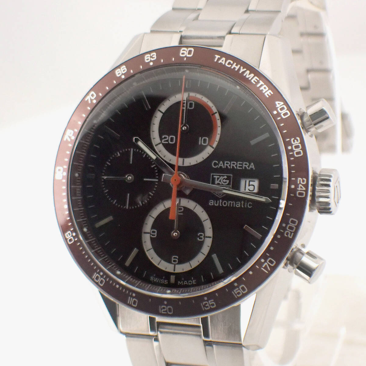 TAG Heuer Carrera タグホイヤー カレラ タキメーター クロノグラフ CV2013.BA0786 ブラウン 自動巻 Cal.16拍卖