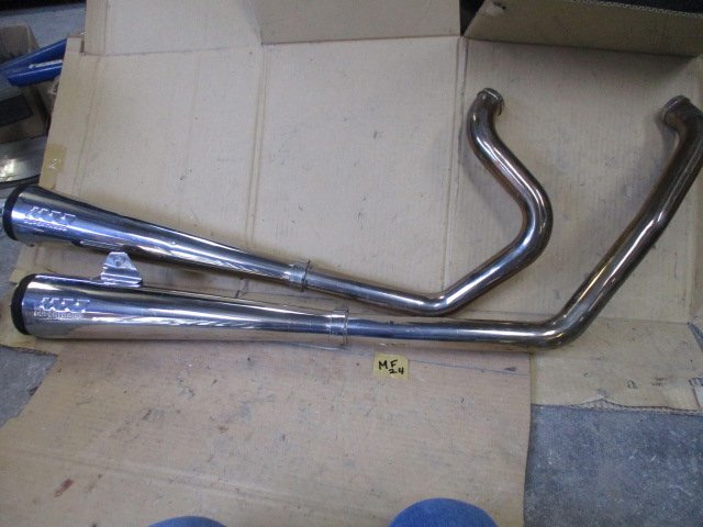 ■中古パーツ■エボ ツインカム88 ソフテイル SUPERTRAPP マフラー 着払いのみ MF24拍卖