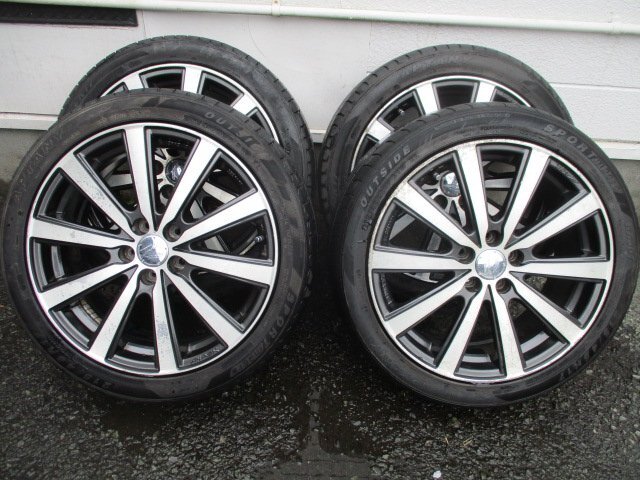 ■中古パーツ■モデリスタ 17インチ タイヤ ホイール 4本セット プリウスなど着払いのみ 拍卖