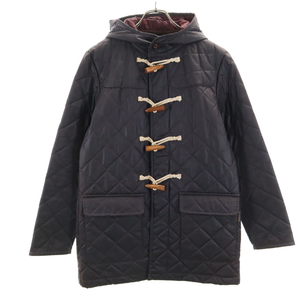 美品 LAVENHAM ラベンハム イングランド製 キルティング オイルドジャケット S ブラウン系 メンズ拍卖