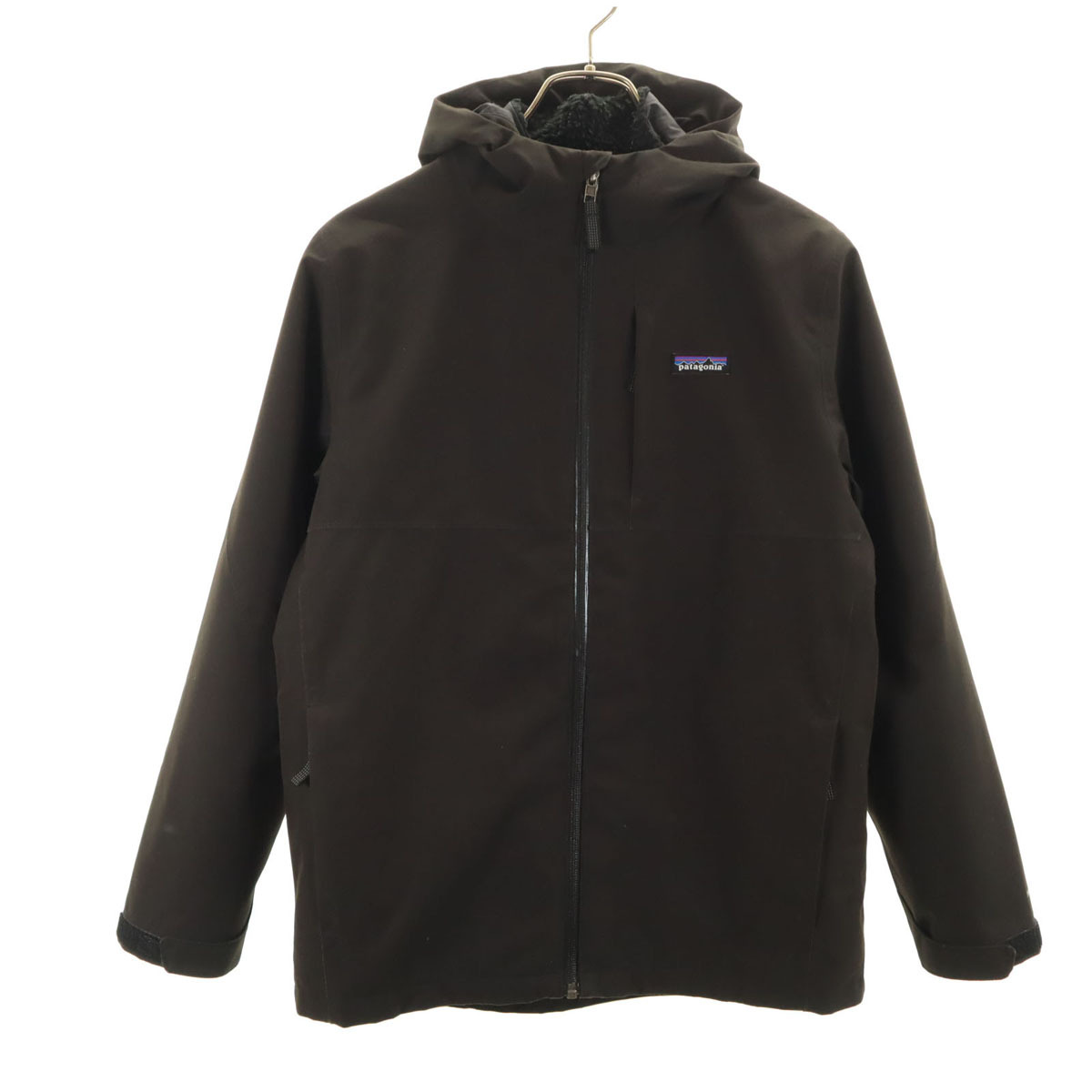 patagonia パタゴニア 4-in-1 エブリデー ジャケット XL 14 チャコール 68035FA21リ バーシブルライナー付き アウトドア キッズ拍卖