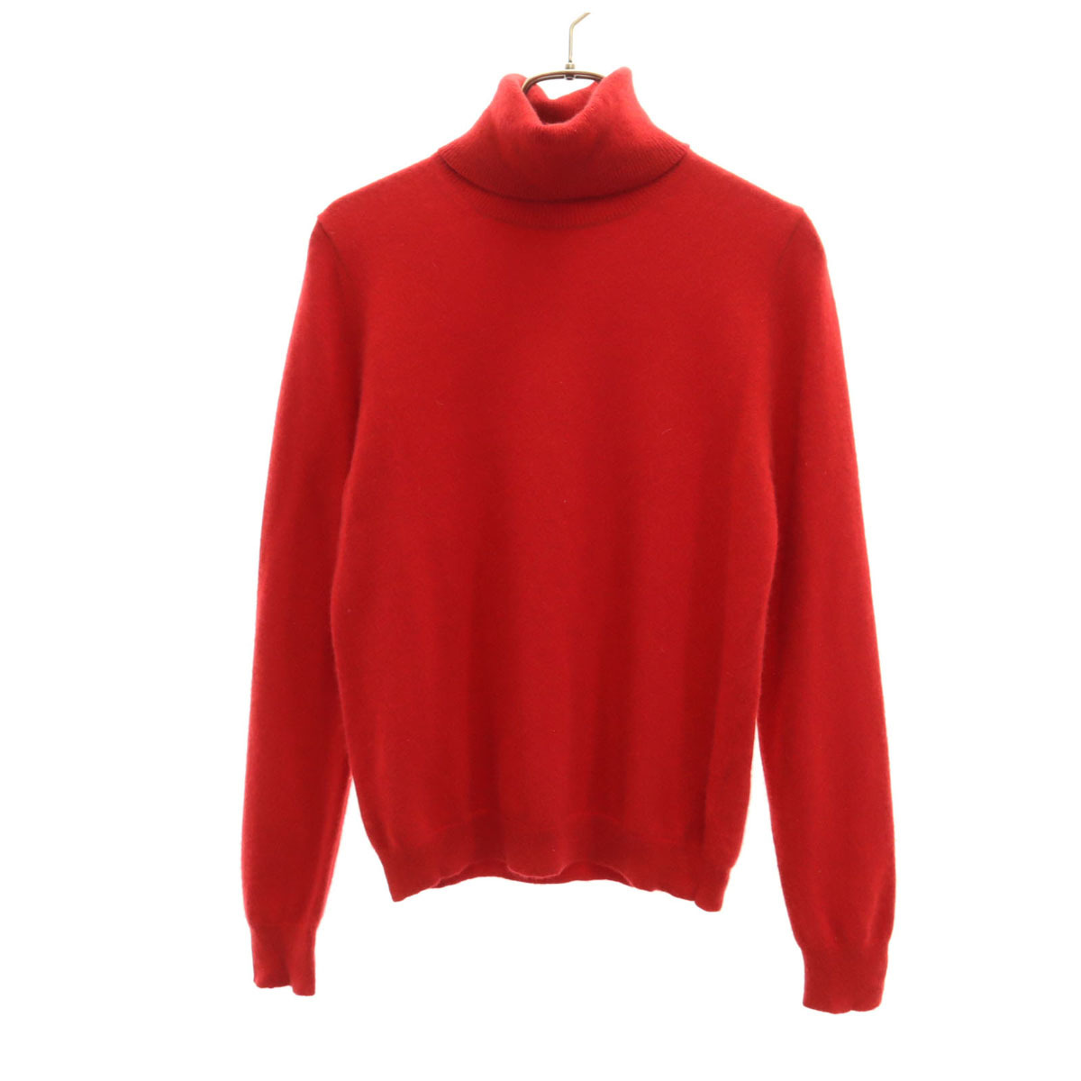 UNIQLO ユニクロ カシミヤ100% 長袖 タートルネック セーター M レッド ニット レディース拍卖
