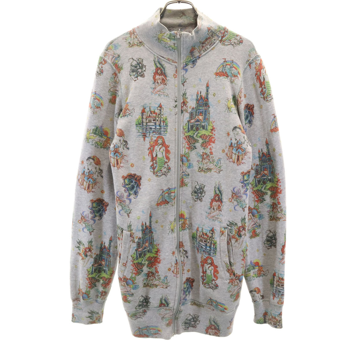 HYSTERICS ヒステリックス 日本製 ジップジャケット F グレー ヒステリックグラマー レディース拍卖