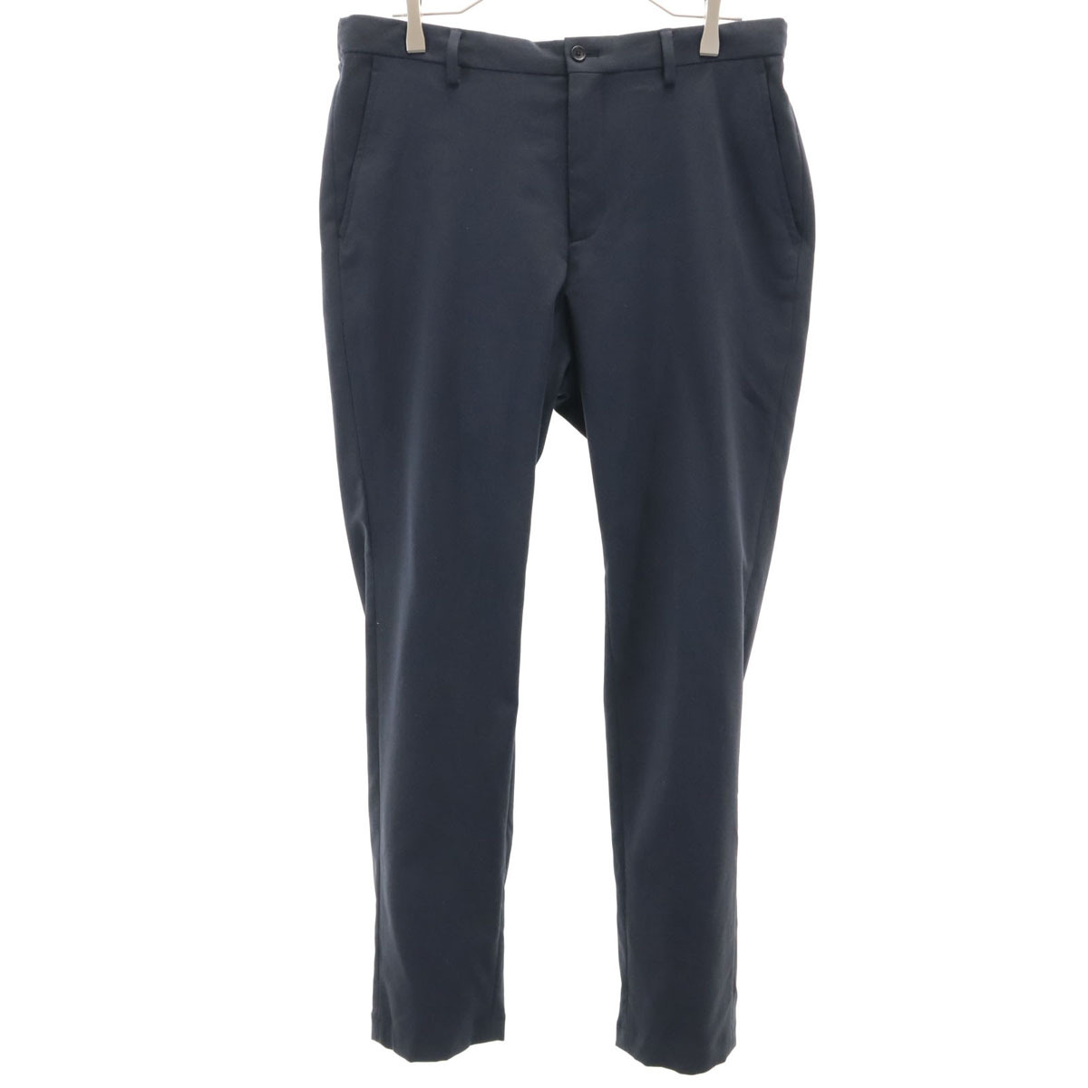 美品 green label relaxing グリーンレーベルリラクシング ロングパンツ XL ネイビー ユナイテッドアローズ メンズ拍卖