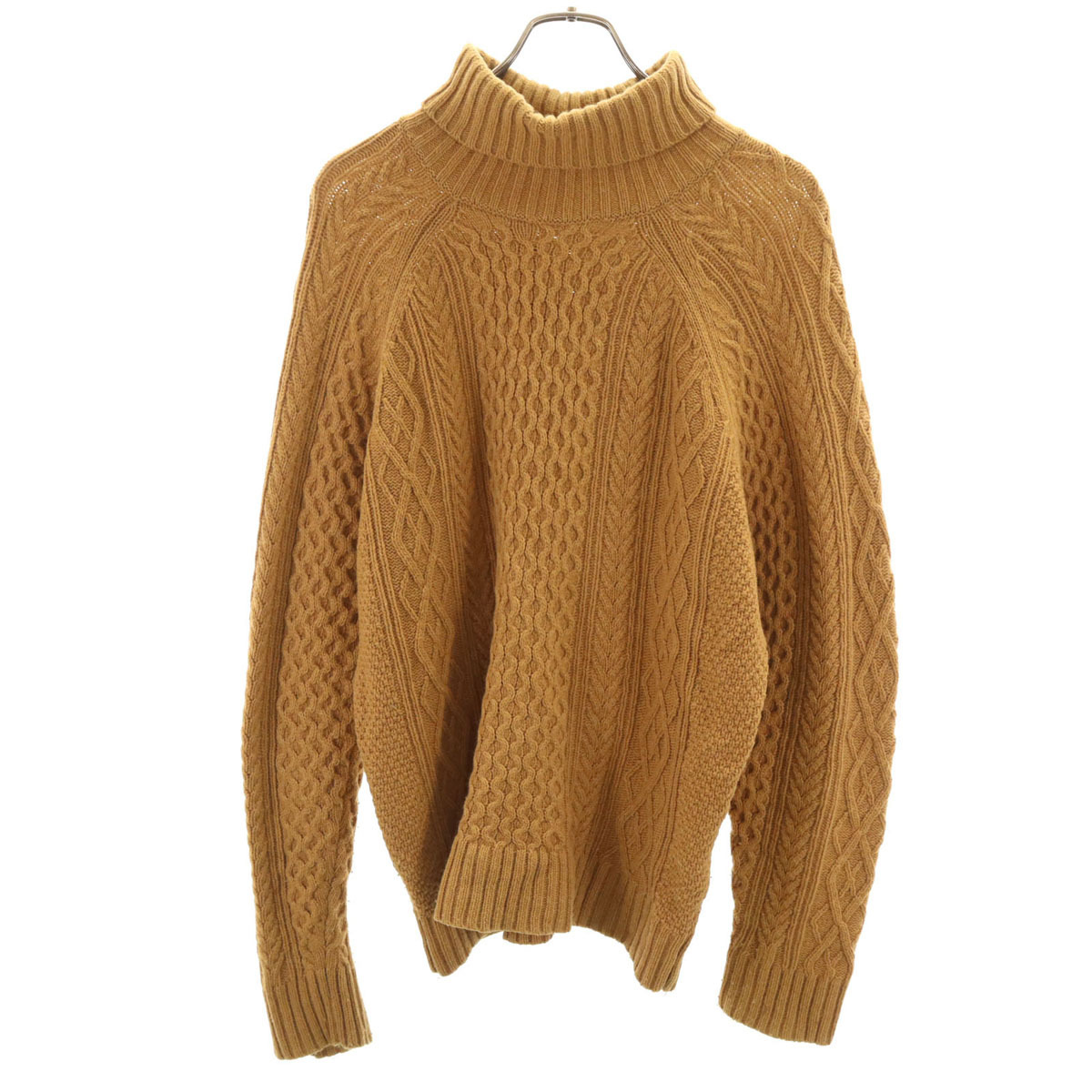 JOURNAL STANDARD ジャーナルスタンダード 長袖 タートルネック セーター L マスタード ニット メンズ拍卖