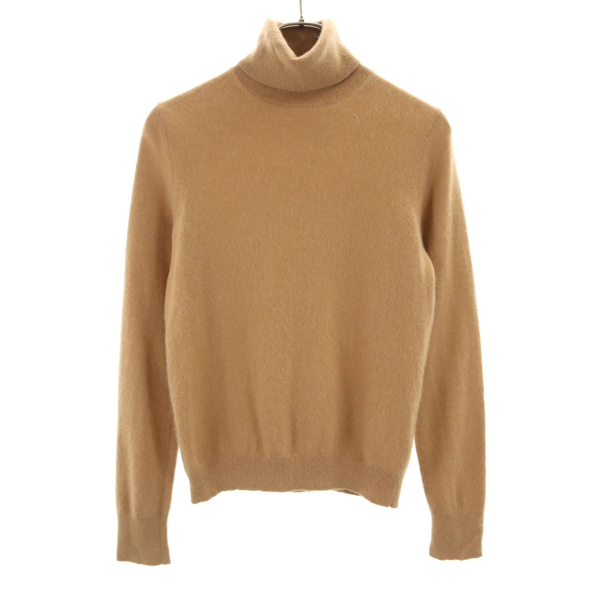 UNIQLO ユニクロ カシミヤ100% 長袖 タートルネック セーター M ベージュ系 ニット レディース拍卖