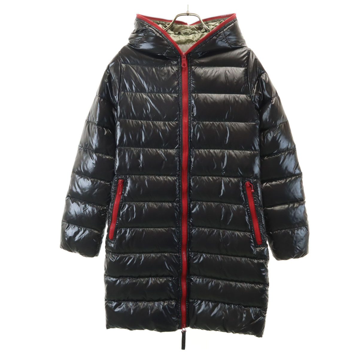 DUVETICA デュベティカ ブルガリア製 ACE ダウンコート 38 ブラック系 レディース拍卖