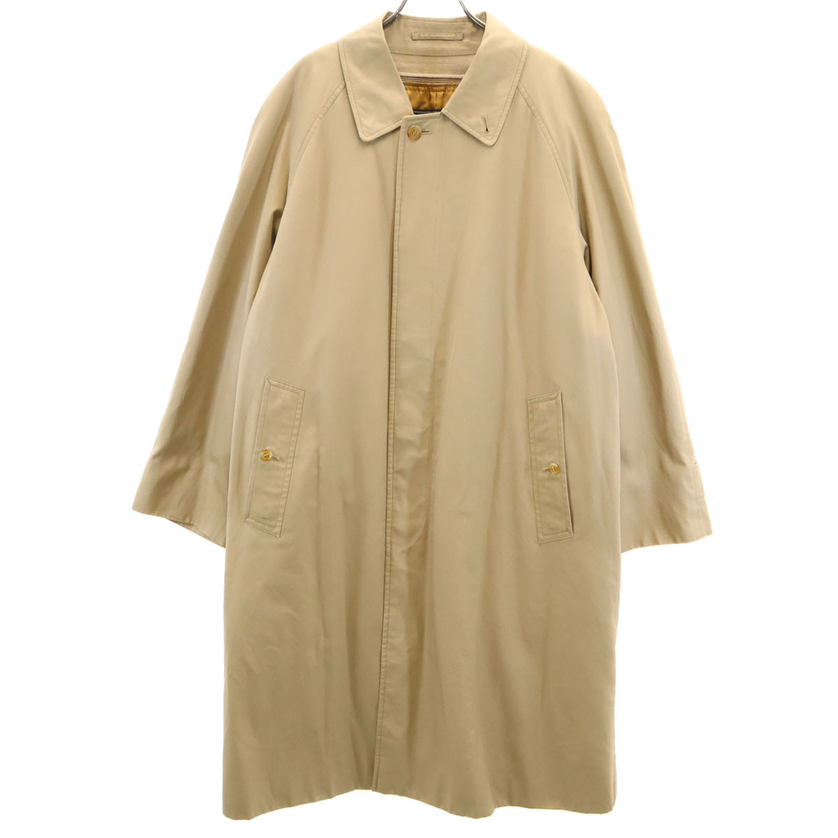 Burberrys バーバリーズ 90s オールド ステンカラーコート 94-175-6 ベージュ ベストライナー付き メンズ拍卖