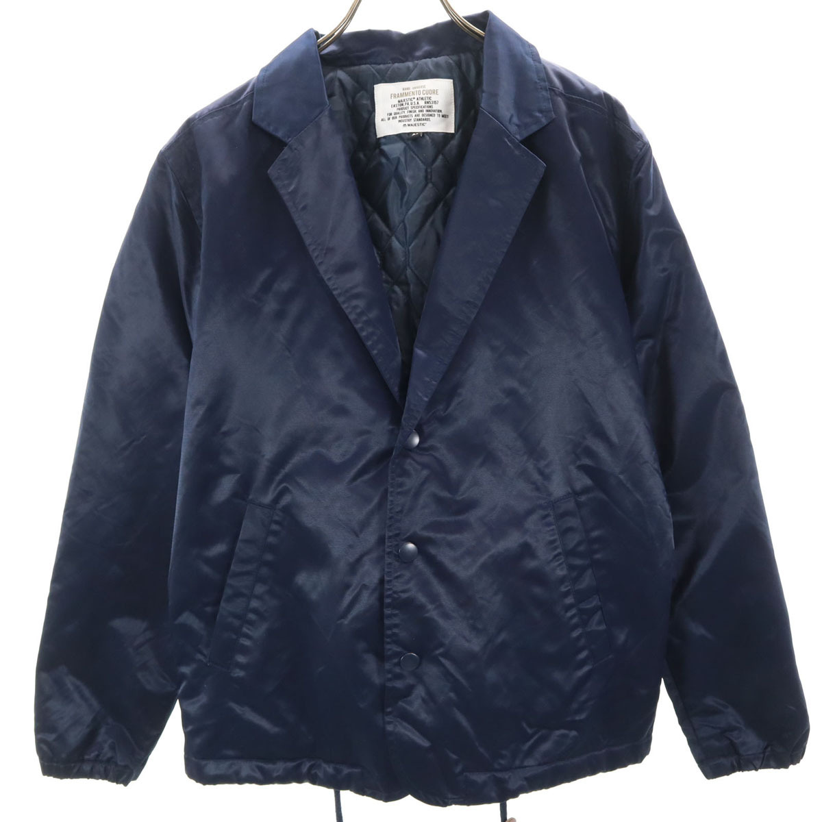 nano universe ナノユニバース マジェスティック MAJESTIC 別注 コーチジャケット M ネイビー メンズ拍卖