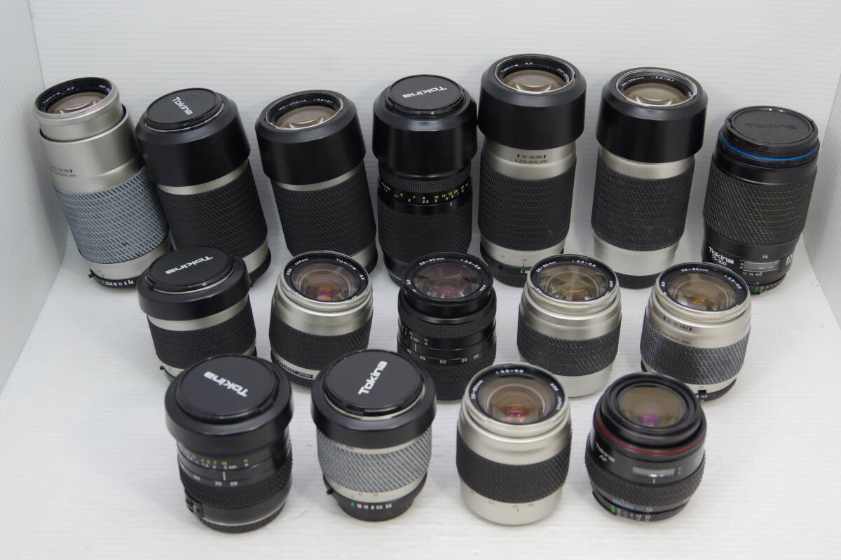 ★ジャンク★トキナー Tokina AFレンズ 16本セット ※ニコン キヤノン ペンタックス ミノルタマウント 28-80mm 100-300mm 他拍卖