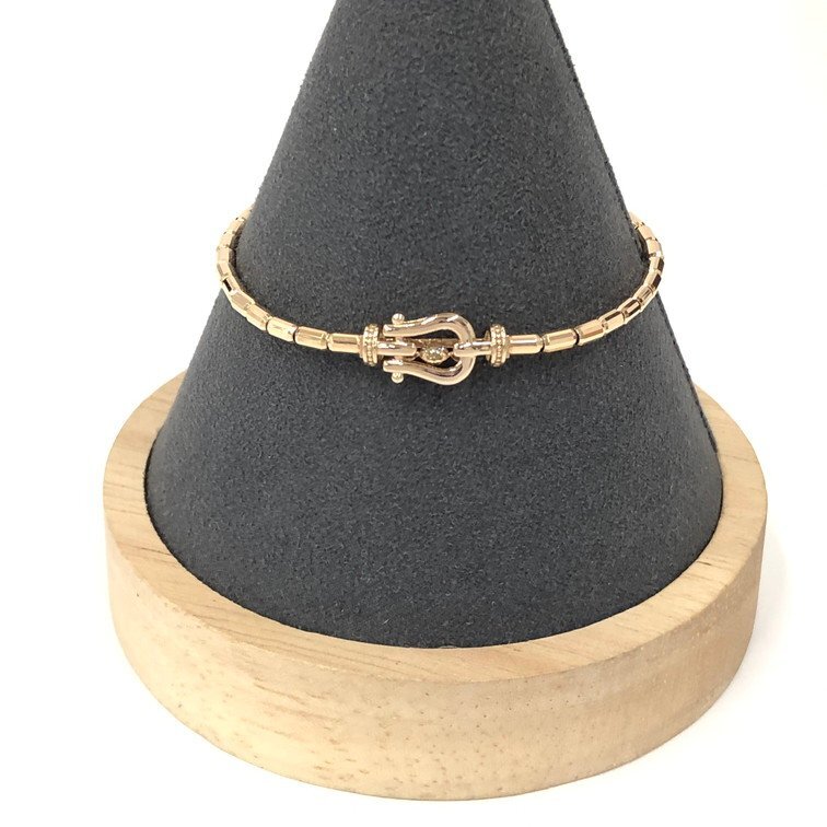 ExcelHuman エクセルヒューマン K18 ブレスレット 総重量:4.64g 箱・鑑定書付き【DKAA3013】拍卖