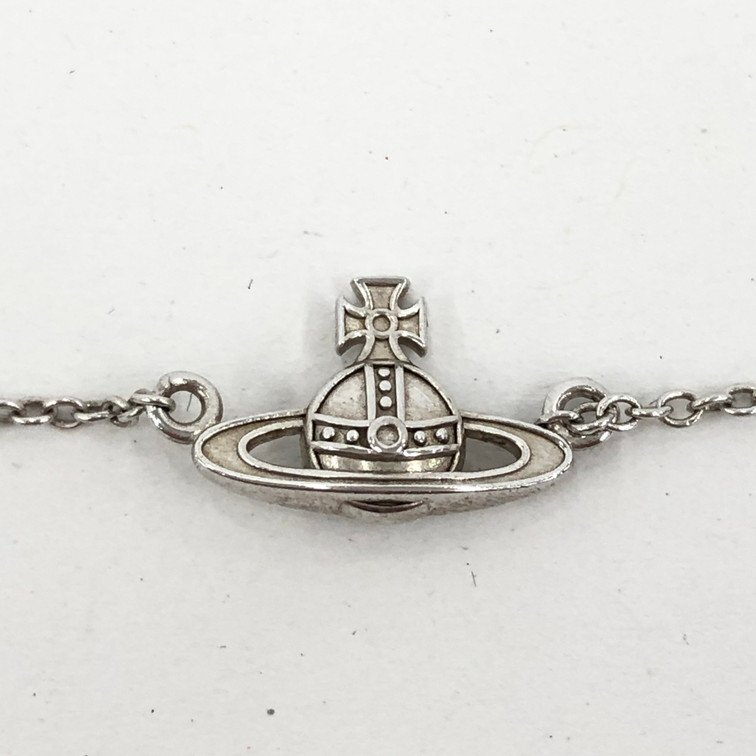 Vivienne Westwood ヴィヴィアンウエストウッド SV925 オーブ ネックレス 総重量2.6g 保管袋付き【DJBD3023】拍卖
