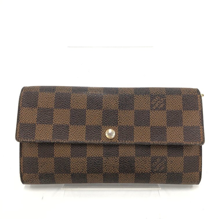 LOUIS VUITTON ルイヴィトン ダミエライン ポルトモネクレディ 財布 N61725/CT0120【DJBD7038】拍卖
