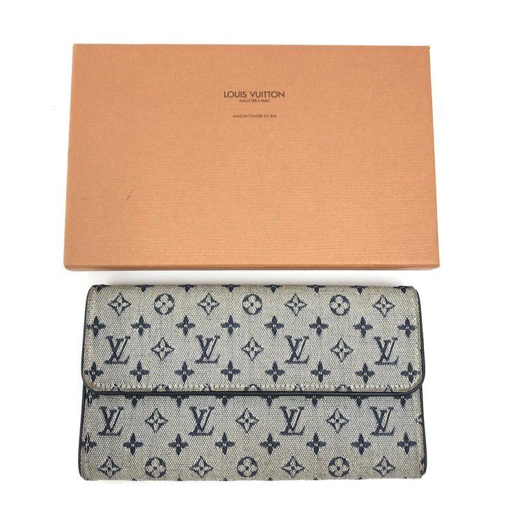 LOUIS VUITTON ルイヴィトン 財布 モノグラムミニ ポルトトレゾールインターナショナル M92242/CA0063 箱付き【DJBDD001】拍卖