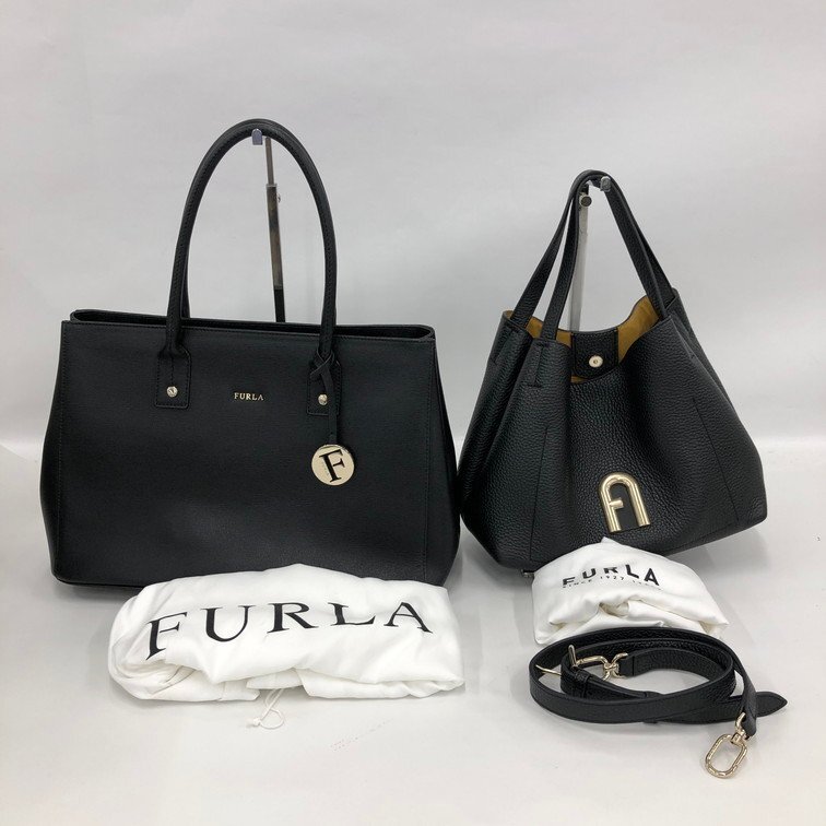 FURLA フルラ ショルダーバッグ レザー 保存袋付き 2点【DKAA8016】拍卖
