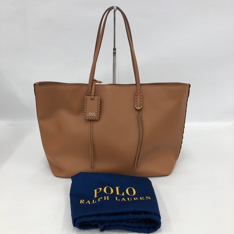 POLO RALPH LAUREN ポロラルフローレン トートバッグ レザー 保存袋付き【DKAA8008】拍卖