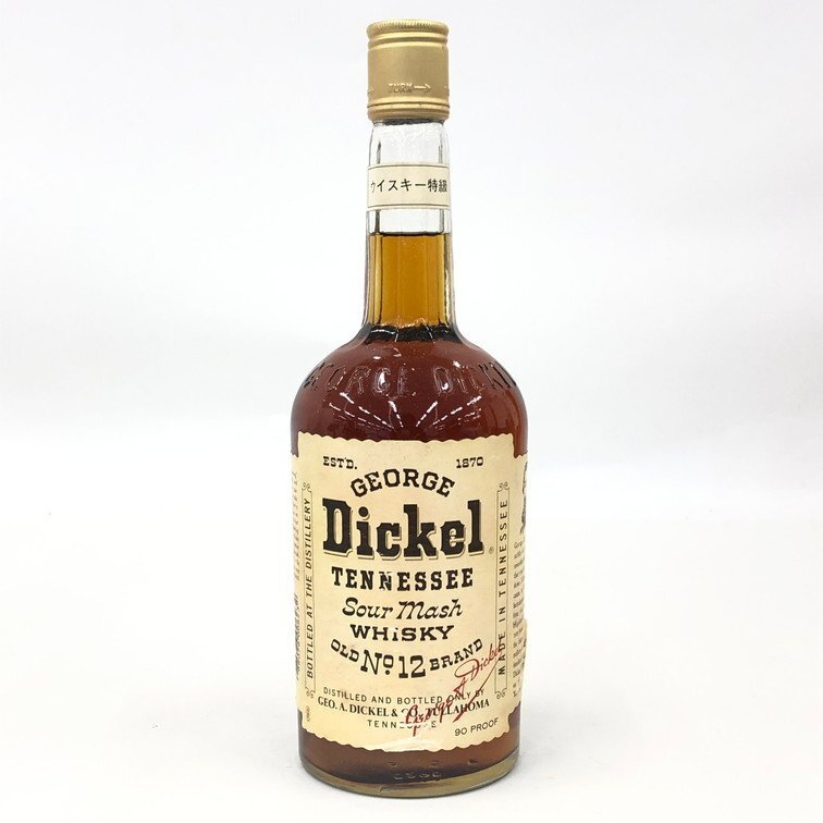 GEORGE Dickel ジョージディッケル ウイスキー TENNESSEE No.12 750ml 45 未開栓 国外酒【DKAA0033】拍卖