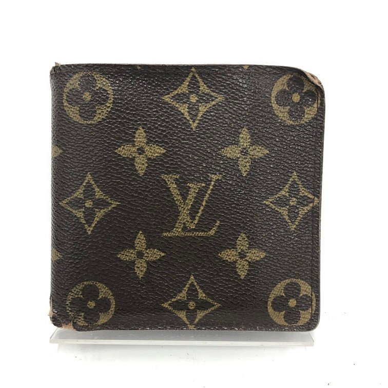 LOUIS VUITTON ルイ・ヴィトン モノグラム ポルトフォイユ マルコ M61675 CA0092【DKAA7051】拍卖