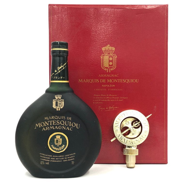 MARQUIS DE MONTESQUIOU マルキ・ド・モンテスキュー ブランデー アルマニャック ナポレオン 700ml 40% 箱あり 未開栓 国外酒【DKAA0045】拍卖