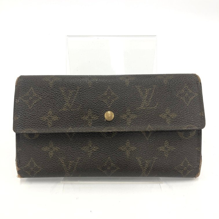 Louis Vuitton ルイヴィトン 長財布 モノグラム ポルトトレゾールインターナショナル M61215/TH1001【DKAA7003】拍卖