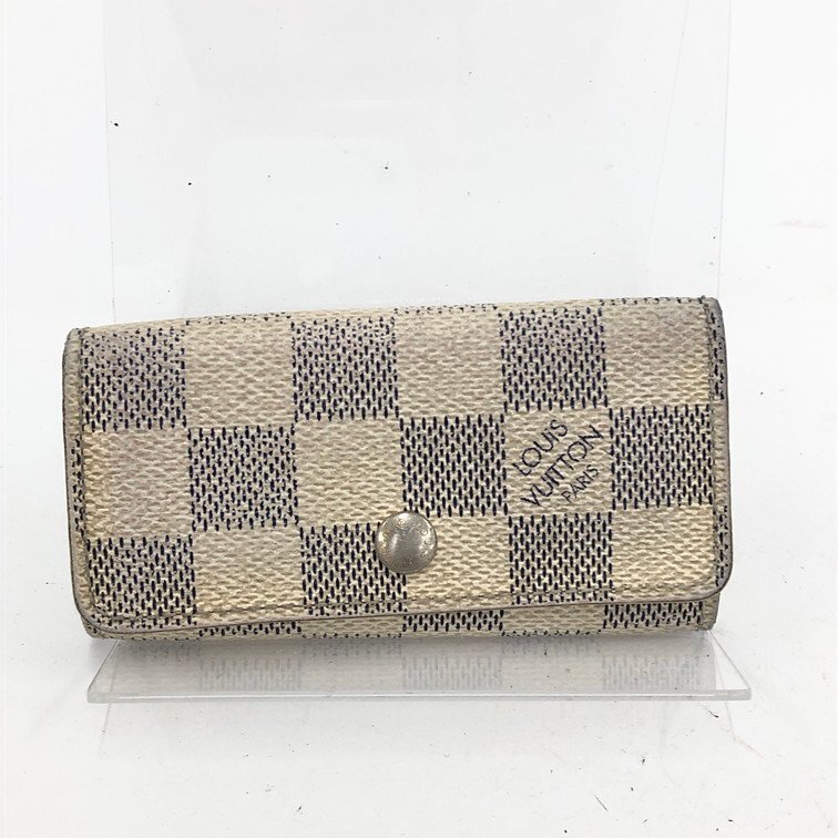 LOUIS VUITTON ルイヴィトン ダミエライン アズール ミュルティクレ4 キーケース N60020/CT1120【DKAB4053】拍卖