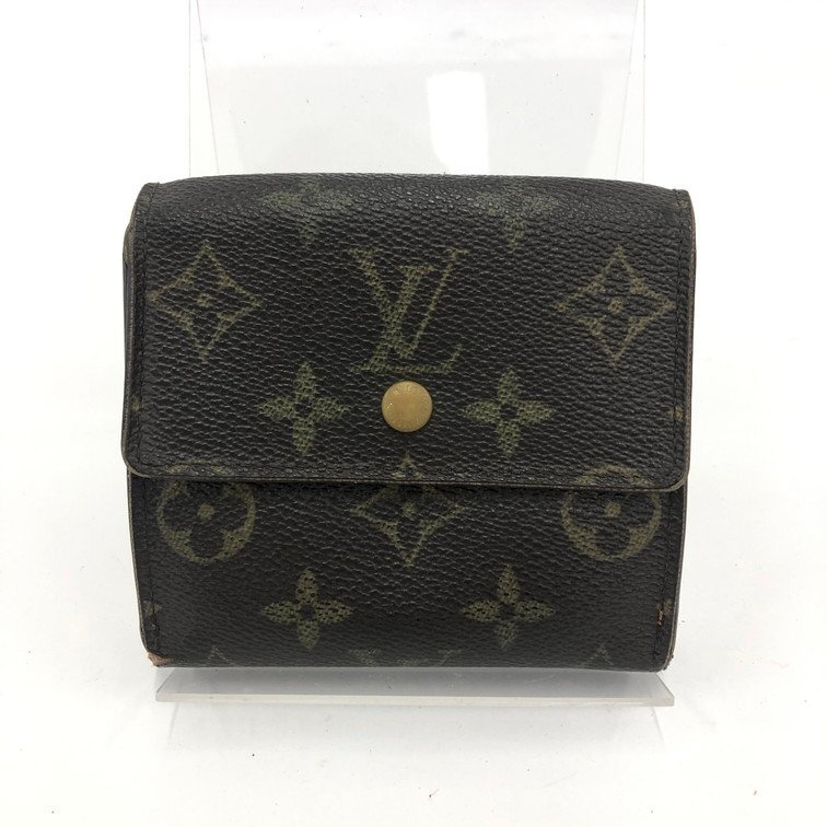 Louis Vuitton ルイヴィトン Wホック財布 モノグラム ポルトモネビエカルトクレディ M61652/SP0025【DKAA7009】拍卖