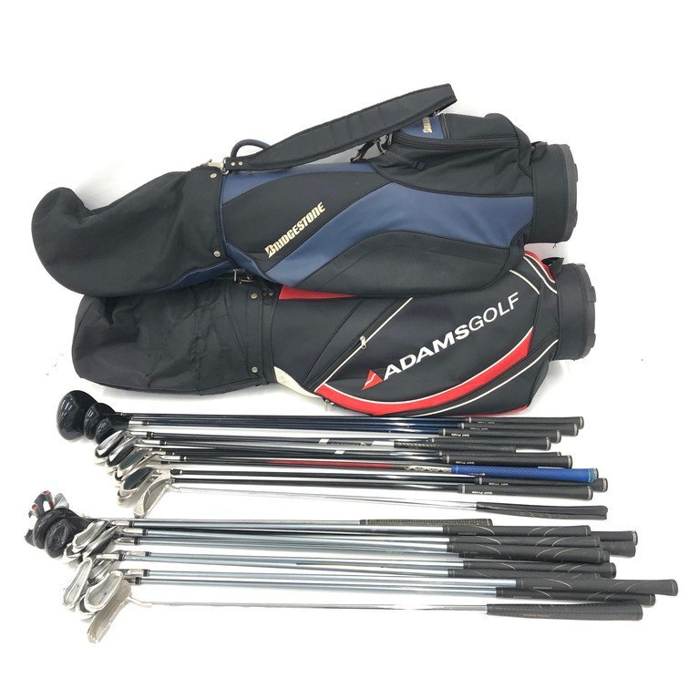 BRIDGESTONE/HONMA ほか ゴルフ用品 ゴルフクラブ キャディバッグ おまとめ【DKAB0006】※送料着払い※拍卖
