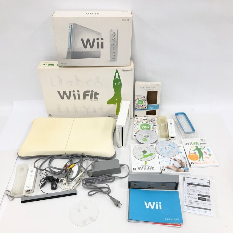 Nintendo ニンテンドー ゲーム Wii 本体 コントローラー ソフト 周辺機器 おまとめ【DKAB8018】拍卖