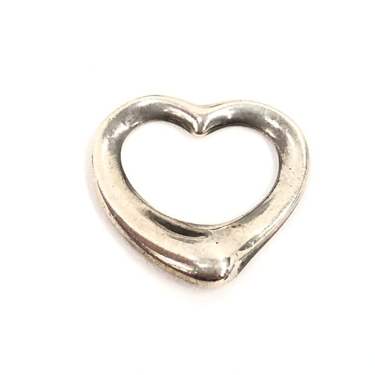 TIFFANY&Co. ティファニー アクセサリー ペンダントトップ オープンハート 925 総重量1.23g【DKAB1018】拍卖