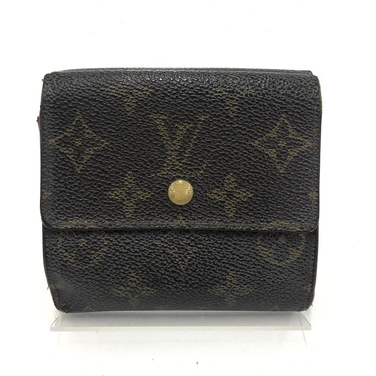 Louis Vuitton ルイヴィトン Wホック財布 モノグラム ポルトモネビエカルトクレディ M61652/SP0924【DKAA7024】拍卖