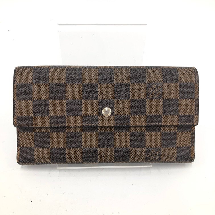 LOUIS VUITTON ルイヴィトン ダミエライン ポルトトレゾールインターナショナル 財布 N61215/TS1142【DKAB4050】拍卖
