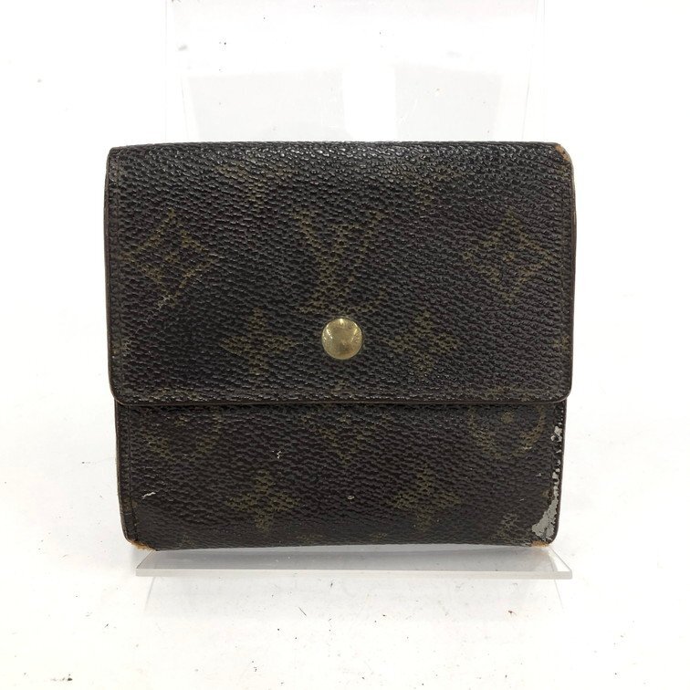 LOUIS VUITTON ルイヴィトン モノグラム ポルトモネ ビエ カルトクレディ 財布 M61652/TH0925 【DKAB4028】拍卖
