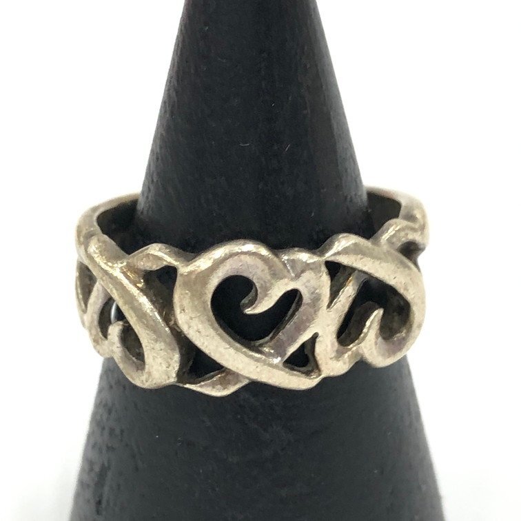 TIFFANY&Co. ティファニー ラビングハート リング 10号 925 総重量4.08g【DKAC2060】拍卖