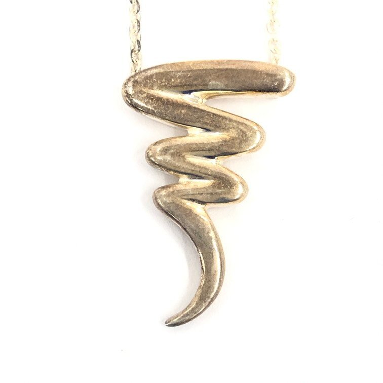 TIFFANY&Co. ティファニー ネックレス スクリブル 925 総重量3.80g【DKAC5034】拍卖