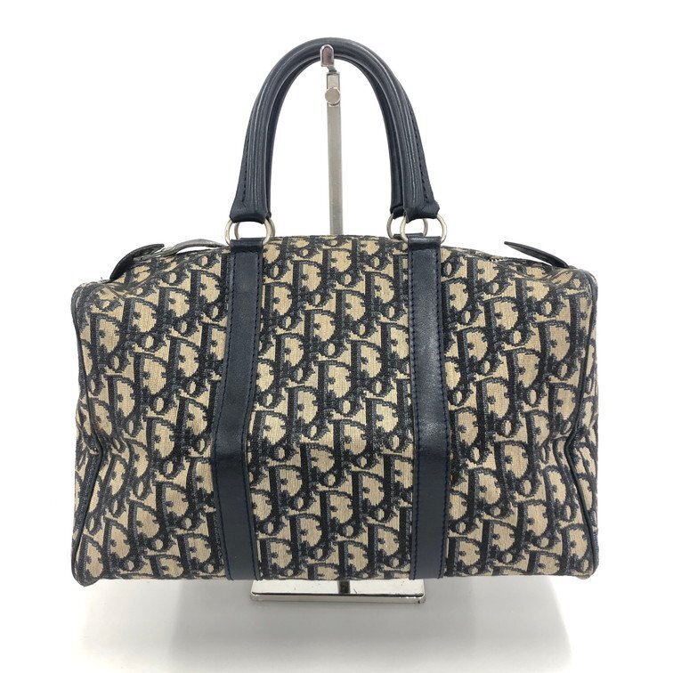 Christian Dior クリスチャンディオール トロッター ミニボストンバッグ【DKAB6028】拍卖