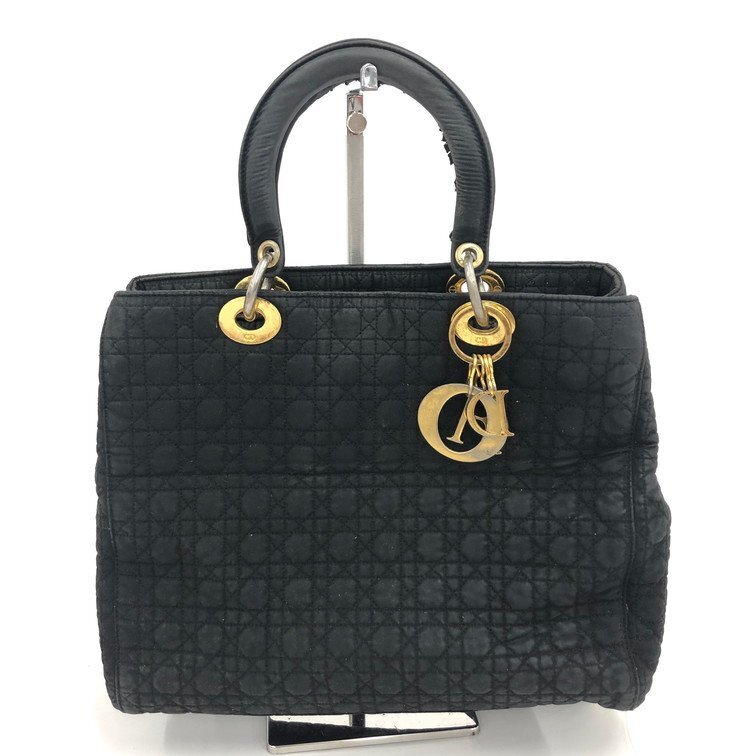 Christian Dior クリスチャンディオール レディディオール ハンドバッグ【DKAB6025】拍卖